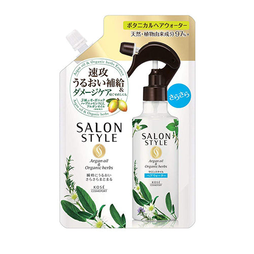Kose Salon Style Botanical Treatment Hair Water Sasara - 450ml - Refill - Harajuku Culture Japan - Japanease Products Store Beauty and Stationery