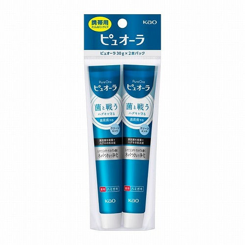 Kao Pureora Toothpaste 30g ÁEpc - Clean Mint - Harajuku Culture Japan - Japanease Products Store Beauty and Stationery