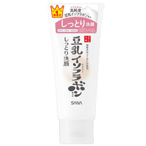 Sana Nameraka Honpo Sana Soy Milk Isoflavone Cleansing Face Wash NC 150g - Moist - Harajuku Culture Japan - Japanease Products Store Beauty and Stationery