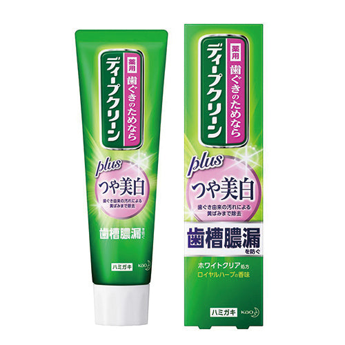 Kao Deep Clean Medicated Toothpaste - 160g - Whitening - Harajuku Culture Japan - Japanease Products Store Beauty and Stationery