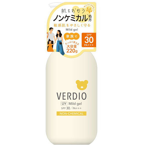 Verdio UV Moisture Mild Gel N Pump SPF30/PA++++ 220g - Harajuku Culture Japan - Japanease Products Store Beauty and Stationery