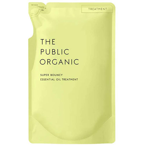 The Public Organic Super Bouncy Essential Oil Treatment - 400ml - Refill - Harajuku Culture Japan - Japanease Products Store Beauty and Stationery