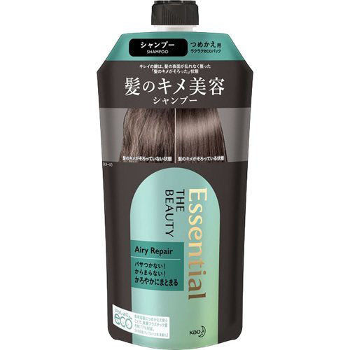 Kao Essential The Beauty Airy Repair Shampoo - Refill - 340ml - Harajuku Culture Japan - Japanease Products Store Beauty and Stationery