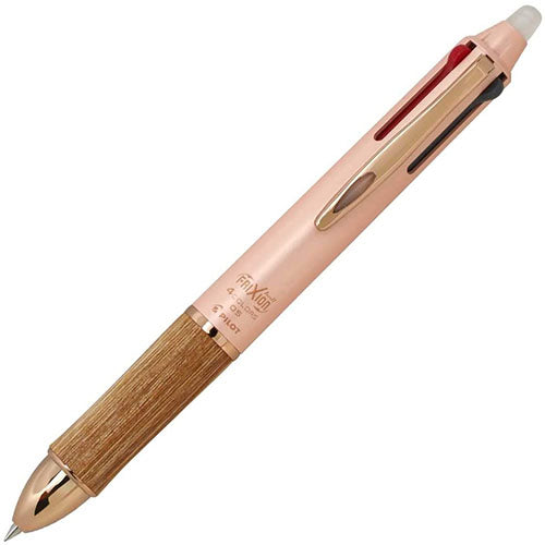 Pilot 4 Color Ballpioint Multi Pen Frixion Ball4 Wood - 0.5mm - Harajuku Culture Japan - Japanease Products Store Beauty and Stationery