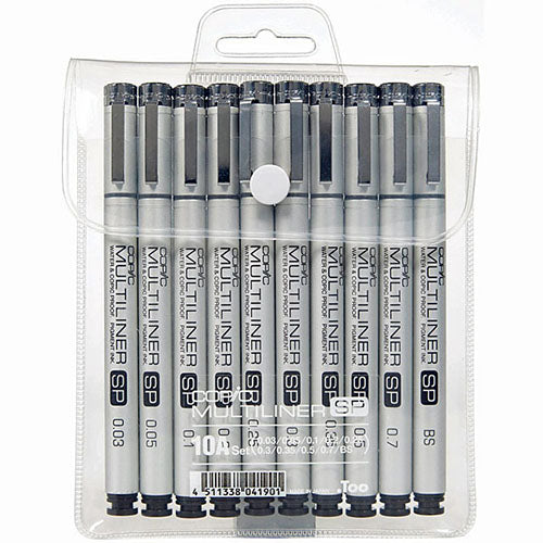 Copic Multiliner SP 10A Set - Harajuku Culture Japan - Japanease Products Store Beauty and Stationery