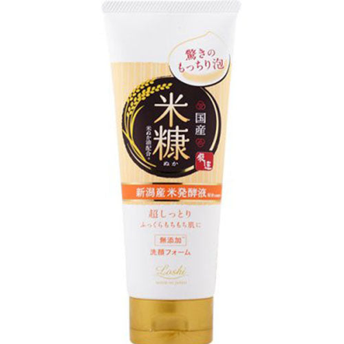 Rossi Moist Aid Cosmetex Roland Rice Bran Face Wash - 120g - Harajuku Culture Japan - Japanease Products Store Beauty and Stationery