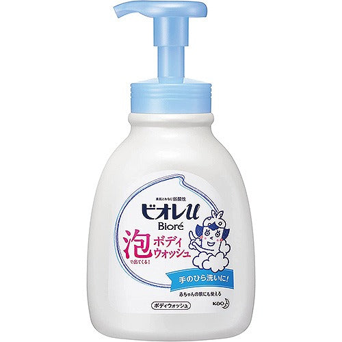 Biore U Bubble Body Wash 600ml - Fresh Floral Scent - Harajuku Culture Japan - Japanease Products Store Beauty and Stationery