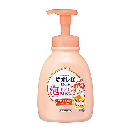 Biore U Bubble Body Wash 600ml - Moisture - Harajuku Culture Japan - Japanease Products Store Beauty and Stationery