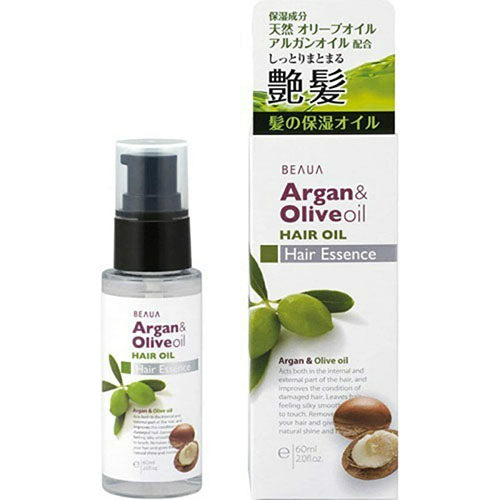 Beaua Algan & Olive Oil Clear Hair Oil - 60ml - Harajuku Culture Japan - Japanease Products Store Beauty and Stationery
