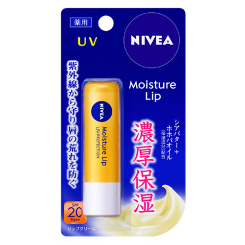 Nivea Moisture Lip 3.9g SPF20 PA++ - UV - Harajuku Culture Japan - Japanease Products Store Beauty and Stationery