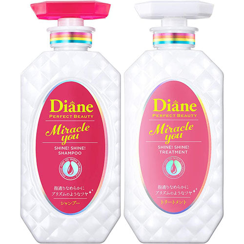 Moist Diane Perfect Beauty Miracle You Shine Shine Shampoo & Treatment Set 450ml - Shiny Berry Scent - Harajuku Culture Japan - Japanease Products Store Beauty and Stationery