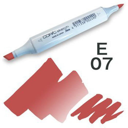 Copic Sketch Marker - E07 - Harajuku Culture Japan - Japanease Products Store Beauty and Stationery