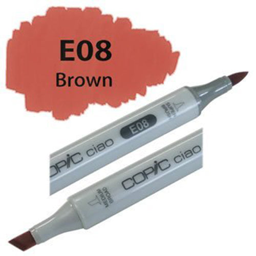 Copic Ciao Marker - E08 - Harajuku Culture Japan - Japanease Products Store Beauty and Stationery