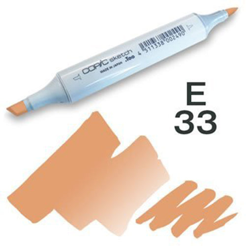 Copic Sketch Marker - E33 - Harajuku Culture Japan - Japanease Products Store Beauty and Stationery