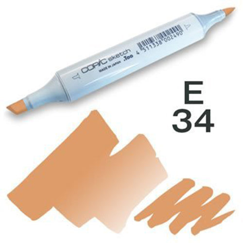 Copic Sketch Marker - E34 - Harajuku Culture Japan - Japanease Products Store Beauty and Stationery
