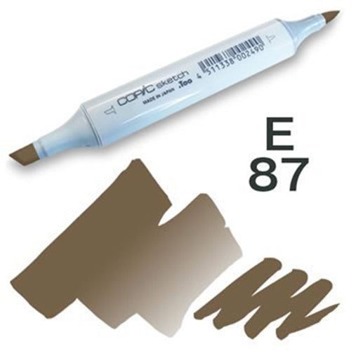 Copic Sketch Marker - E87 - Harajuku Culture Japan - Japanease Products Store Beauty and Stationery