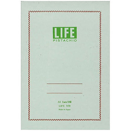 LIFE Pistachio Note - A6 - Harajuku Culture Japan - Japanease Products Store Beauty and Stationery