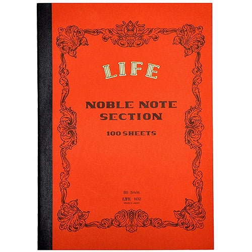 LIFE Noble Note - B5 - Harajuku Culture Japan - Japanease Products Store Beauty and Stationery