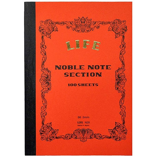 LIFE Noble Note - B6 - Harajuku Culture Japan - Japanease Products Store Beauty and Stationery