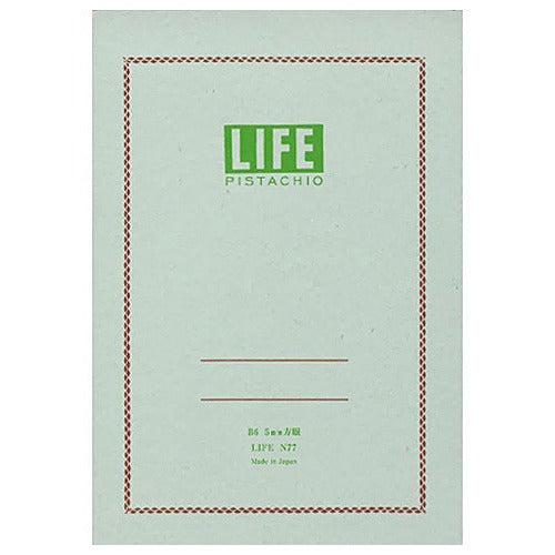 LIFE Pistachio Note - B6 - Harajuku Culture Japan - Japanease Products Store Beauty and Stationery