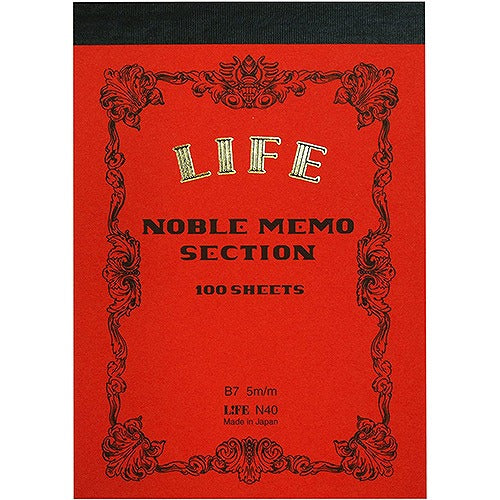 LIFE Noble Memo - B7 - Harajuku Culture Japan - Japanease Products Store Beauty and Stationery