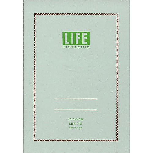 LIFE Pistachio Note - A5 - Harajuku Culture Japan - Japanease Products Store Beauty and Stationery