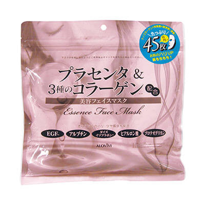 Alovivi Face Mask 45pcs- Placenta Collagen - Harajuku Culture Japan - Japanease Products Store Beauty and Stationery