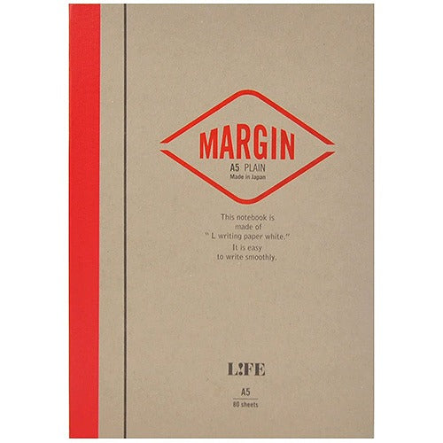LIFE Margin Note A5 - Harajuku Culture Japan - Japanease Products Store Beauty and Stationery