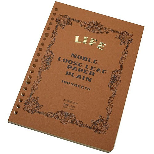 LIFE Noble Loose Leaf - A5 - Harajuku Culture Japan - Japanease Products Store Beauty and Stationery