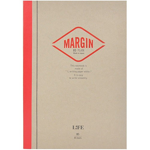LIFE Margin Note B5 - Harajuku Culture Japan - Japanease Products Store Beauty and Stationery