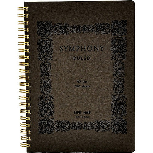LIFE Symphony Note - A5 - Harajuku Culture Japan - Japanease Products Store Beauty and Stationery