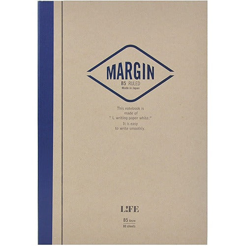 LIFE Margin Note B5 - Harajuku Culture Japan - Japanease Products Store Beauty and Stationery