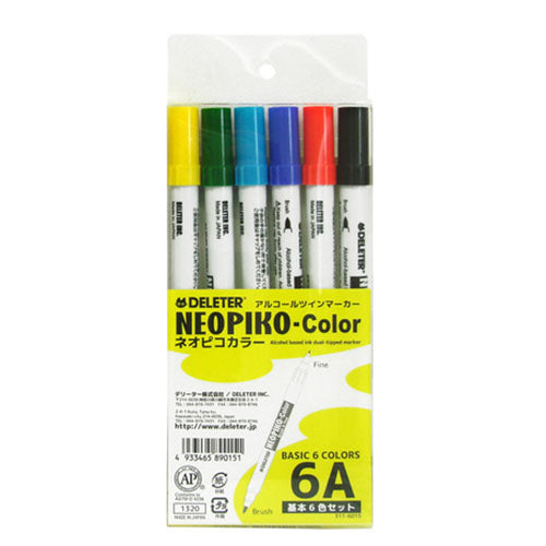 Deleter Neopiko Color - Standard Set 6A - Harajuku Culture Japan - Japanease Products Store Beauty and Stationery