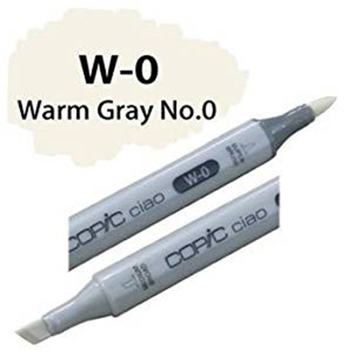 Copic Ciao Marker - W0 - Harajuku Culture Japan - Japanease Products Store Beauty and Stationery