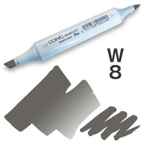 Copic Sketch Marker - W8 - Harajuku Culture Japan - Japanease Products Store Beauty and Stationery