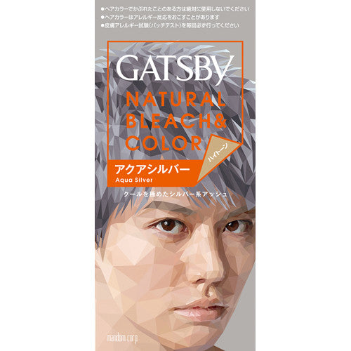 Gatsby Hair Color Natural Bleach Aqua Silver - Harajuku Culture Japan - Japanease Products Store Beauty and Stationery