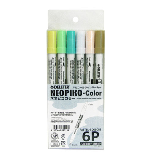 Deleter Neopiko Color - Pastel Color Set 6 - Harajuku Culture Japan - Japanease Products Store Beauty and Stationery