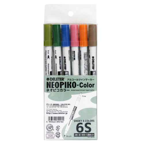 Deleter Neopiko Color - Smokey Color Set 6 - Harajuku Culture Japan - Japanease Products Store Beauty and Stationery