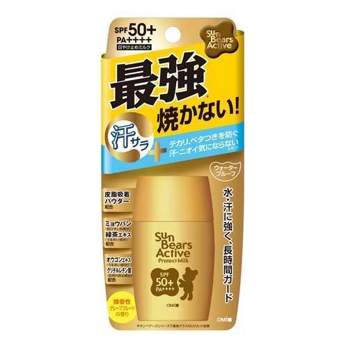 Sun Bears Active Protect Milk SPF50+/ PA+++ 30g - Harajuku Culture Japan - Japanease Products Store Beauty and Stationery
