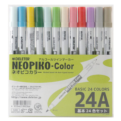 Deleter Neopiko Color - Standard Set 24A - Harajuku Culture Japan - Japanease Products Store Beauty and Stationery